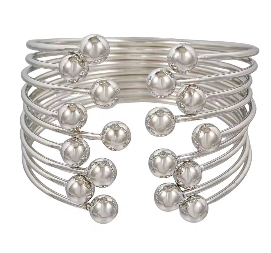 SILVER BANGLES