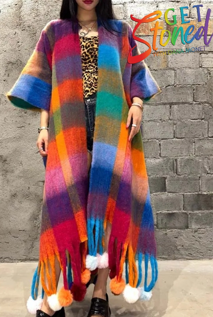Live In Color Fuzzy Cardigan