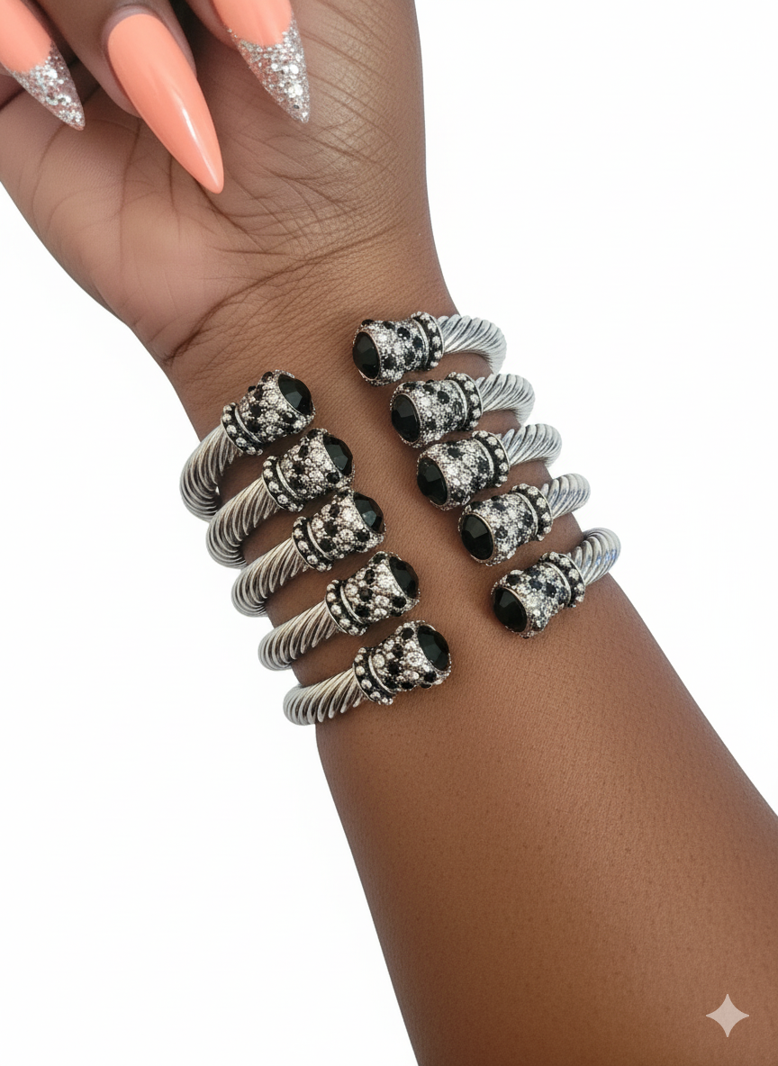 Get Stoned Crystal Bangles