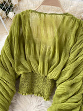 Load image into Gallery viewer, Sheer Chiffon Diva Blouse
