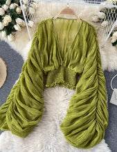 Load image into Gallery viewer, Sheer Chiffon Diva Blouse
